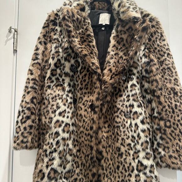 JOIE Leopard Coat - Picture 4 of 5